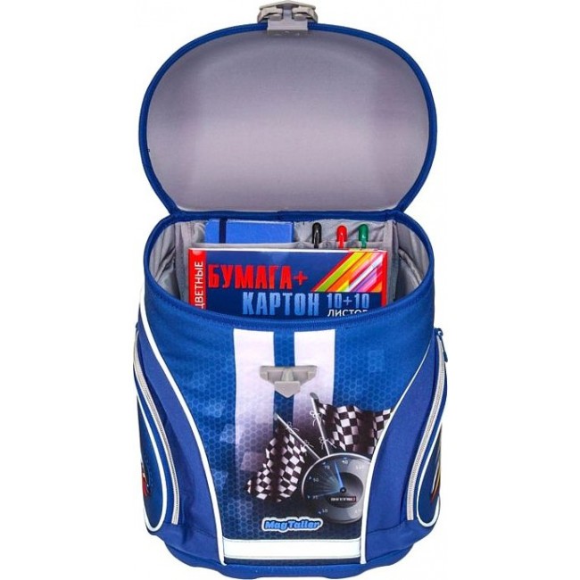 Рюкзак Mag Taller  J-flex с наполнением Машина (синий) - фото №8