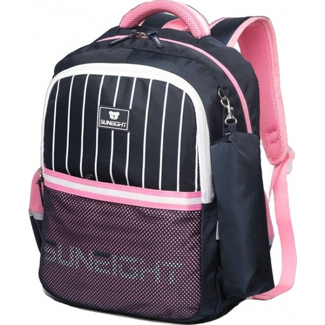 Рюкзак Sun eight SE-2715 Полосы (темно-синий и розовый) - фото №1