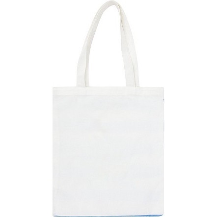 Эко-сумка шоппер Kawaii Factory Полоски морские белая - фото №2