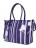 Женская сумка OrsOro DW-860 Фиолетовый и белый - фото №2