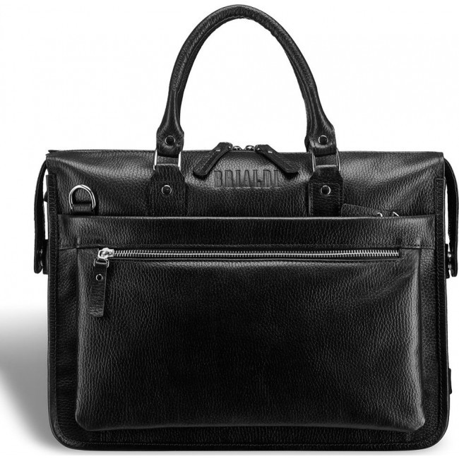 Мужская сумка Brialdi Pascal Relief black Черный - фото №2