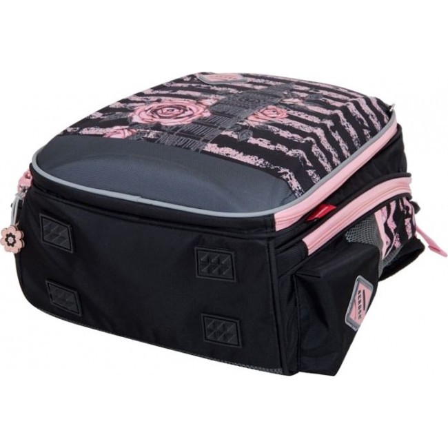 Рюкзак Across ACR19-292 Цветочки (черный) - фото №5