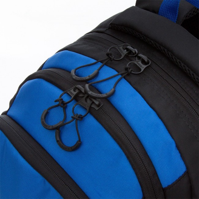 Школьный рюкзак Grizzly RB-152-1 черный-синий - фото №8