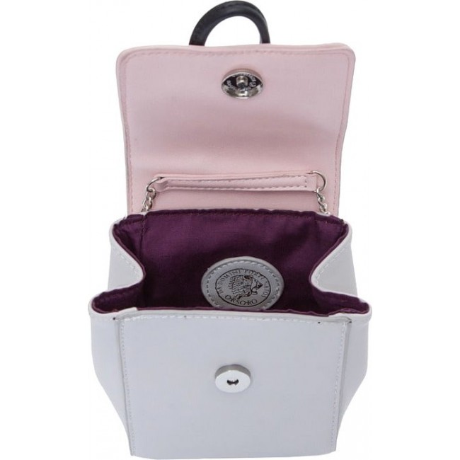 Женская сумка OrsOro D-013 Серый - Розовый - фото №4