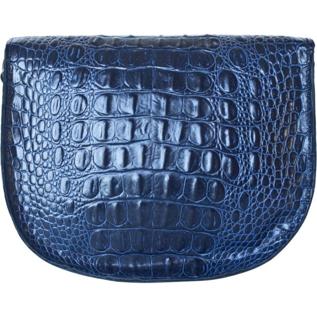Кожаная женская сумка Carlo Gattini Amendola Синий Blue - фото №3