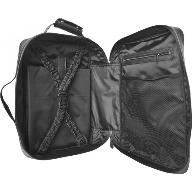 Кожаный рюкзак Carlo Gattini Chatillon 3072-01 Черный Black - фото №4