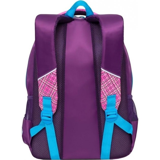 Рюкзак школьный с собачкой Grizzly RG-865-3 Собачка (лиловый и розовый) - фото №3