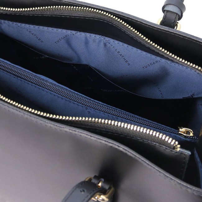 Кожаная сумка Tuscany Leather TL Bag TL142037 Черный - фото №10
