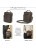 Кожаная мужская сумка-планшет Brialdi Aledo Коричневый Рельефный - фото №6