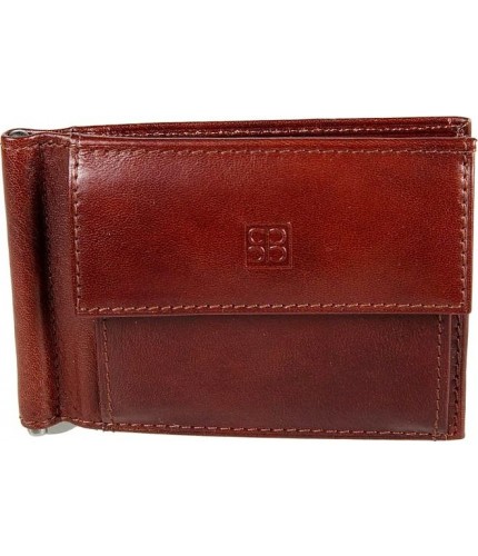 Зажим для денег Sergio Belotti 2322 Milano Brown Коричневый- фото №1