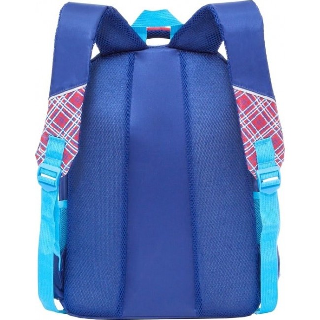 Рюкзак для школы Grizzly RG-865-3 Собачка (синий с красным) - фото №3
