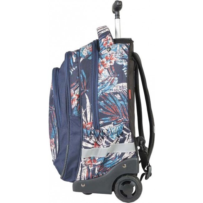 Рюкзак Target BACKPACK TROLLEY Листья (синий) - фото №2