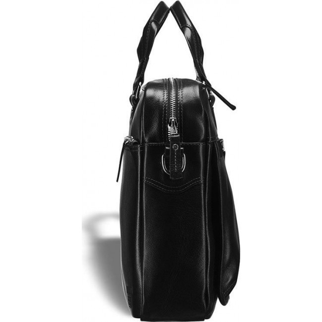 Мужская сумка Brialdi Parma Nappa Black Черный - фото №3
