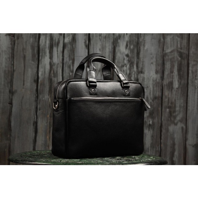 Мужская сумка Brialdi Parma Nappa Black Черный - фото №8
