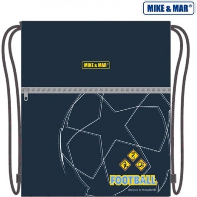 Мешок для обуви Mike&Mar Shoes Bag Футбол темно-синий - фото №1