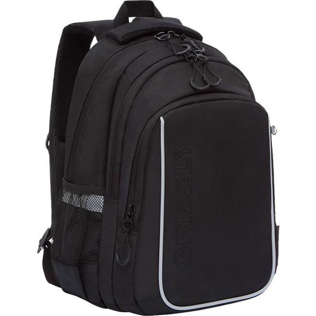 Школьный рюкзак Grizzly RB-152-1 черный - фото №2