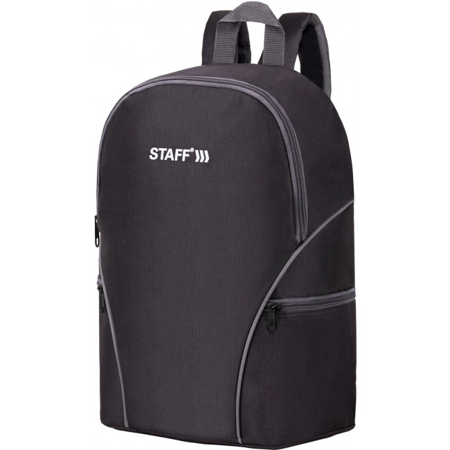 Рюкзак Staff Trip Черный с серыми деталями - фото №1