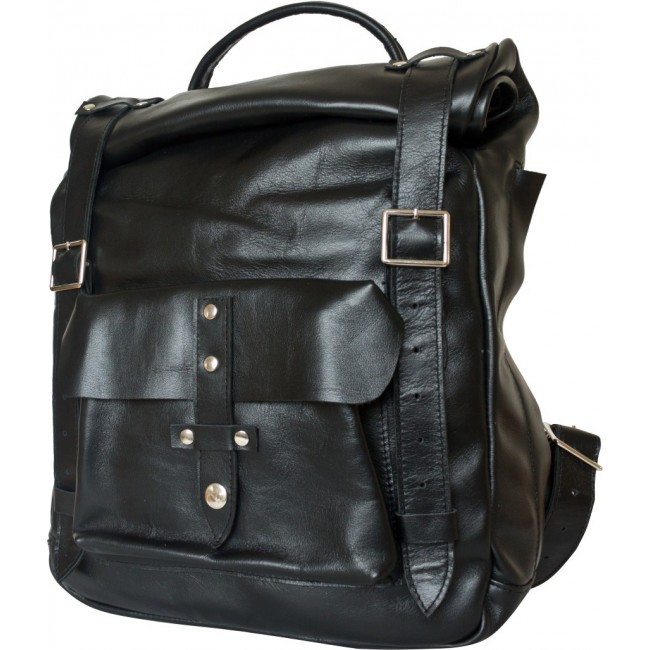 Кожаный рюкзак Carlo Gattini Tassulo Черный Black - фото №2