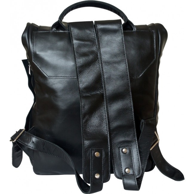 Кожаный рюкзак Carlo Gattini Tassulo Черный Black - фото №3