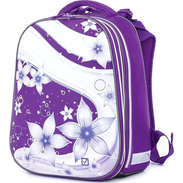 Школьный ранец Brauberg Extra Цветы (фиолетовый) - фото №2