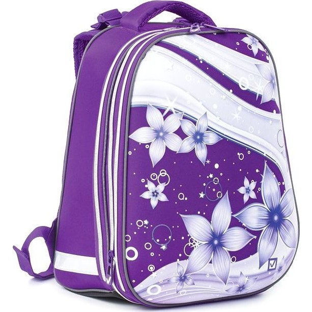 Школьный ранец Brauberg Extra Цветы (фиолетовый) - фото №4