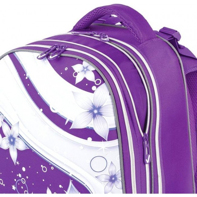 Школьный ранец Brauberg Extra Цветы (фиолетовый) - фото №10