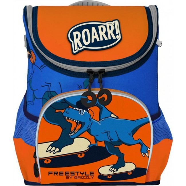 Рюкзак Grizzly RAn-083-5 оранжевый-синий - фото №1