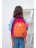 Рюкзак школьный Grizzly RG-262-1 бордовый-оранжевый - фото №14
