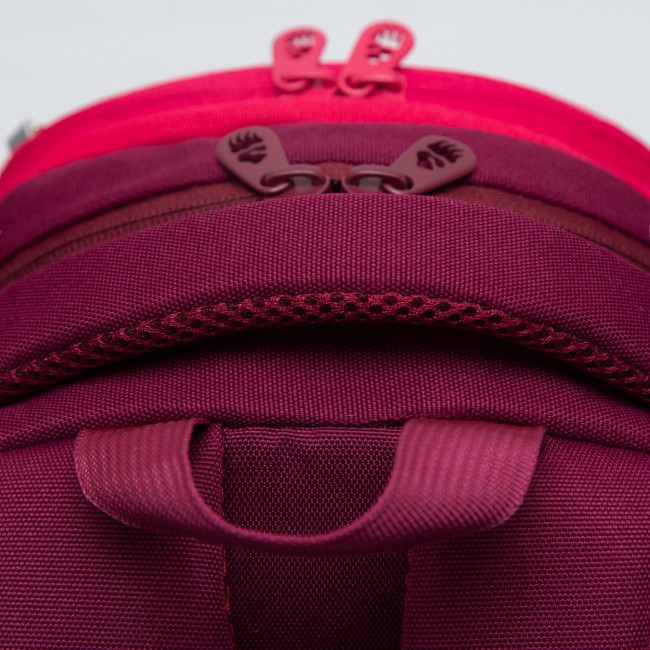 Рюкзак школьный Grizzly RG-262-1 бордовый-оранжевый - фото №9