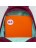 Рюкзак школьный Grizzly RG-262-1 бордовый-оранжевый - фото №11