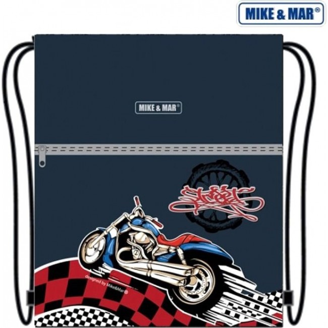 Мешок для обуви Mike&Mar Shoes Bag Мото темно-синий - фото №1