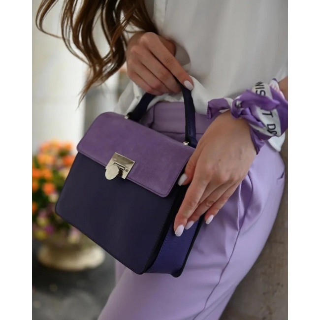 Женская сумка BRIALDI Agata (Агата) relief purple - фото №15