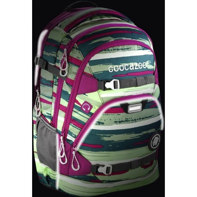 Рюкзак Coocazoo ScaleRale Зеленый и розовый - фото №6
