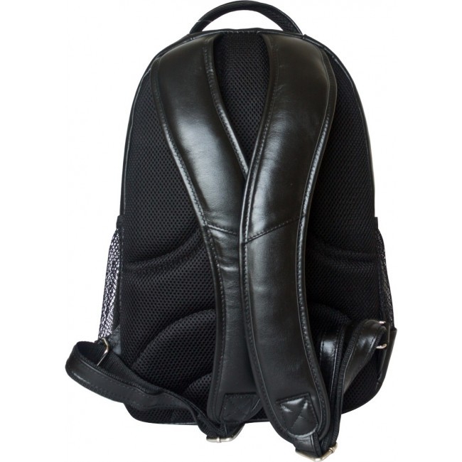 Кожаный рюкзак Carlo Gattini Rivarolo 3071-01 Черный Black - фото №3