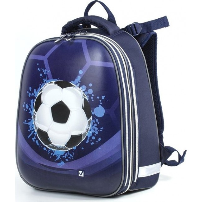 Школьный ранец Brauberg Extra Футбол (фиолетовый) - фото №2