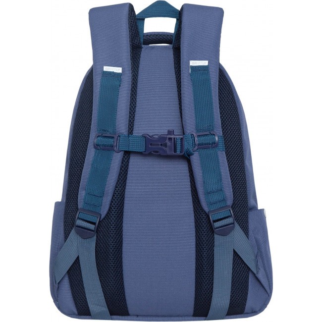 Рюкзак школьный Grizzly RG-262-1 синий-голубой - фото №3
