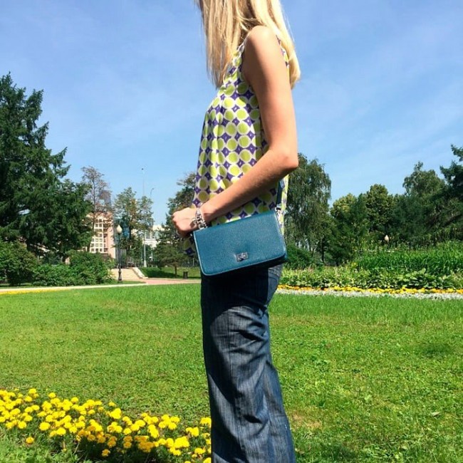 Женская сумка Trendy Bags AMBER Синий - фото №6