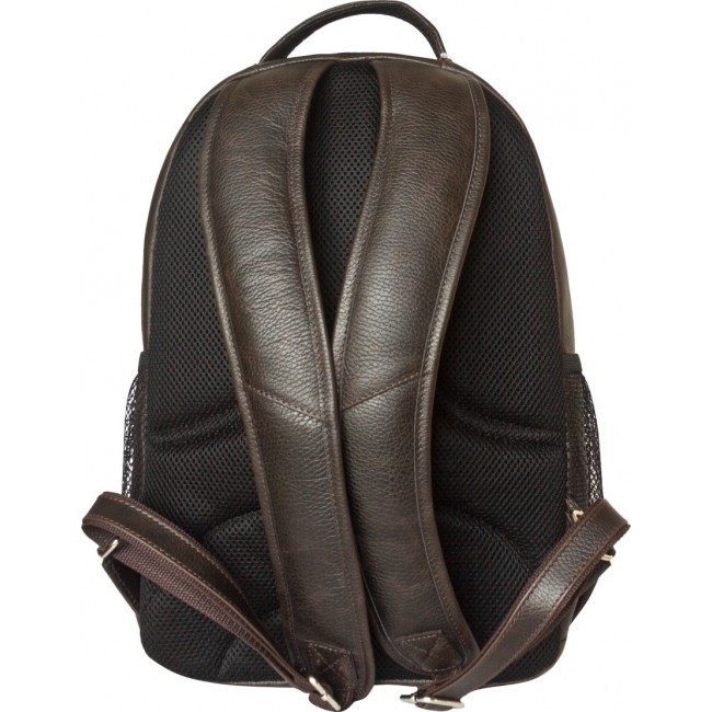Кожаный рюкзак Carlo Gattini Rivarolo 3071-04 Темно-коричневый Brown - фото №3