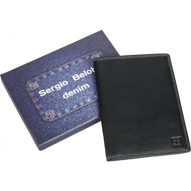 Обложка для паспорта Sergio Belotti 2464-03 Черный - фото №1