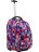 Ранец для школы на колесах Explore 21022 Фиолетовый  в клетку - фото №1