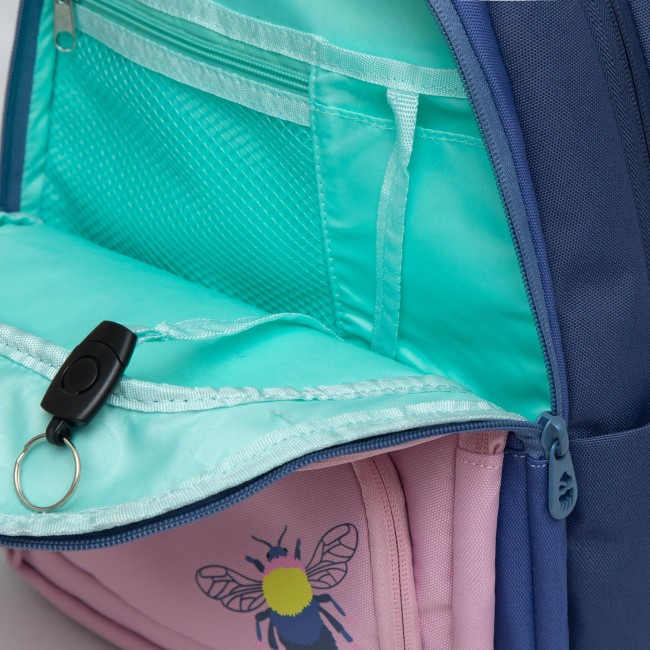 Рюкзак школьный Grizzly RG-262-1 синий-розовый - фото №10