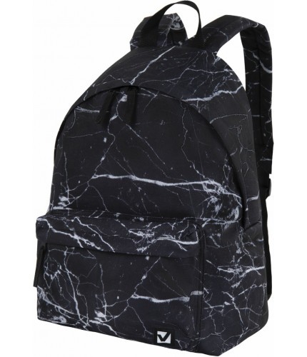 Рюкзак Brauberg Сити-формат Black marble- фото №1