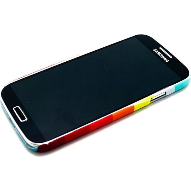 Чехол для Samsung Kawaii Factory Чехол для Samsung Galaxy S4 серия "Sports shirt" Rainbow stripes - фото №2