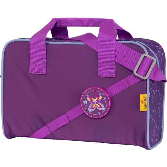 Школьный ранец DerDieDas ErgoFlex Buttons Фиолетовая сказка - фото №7