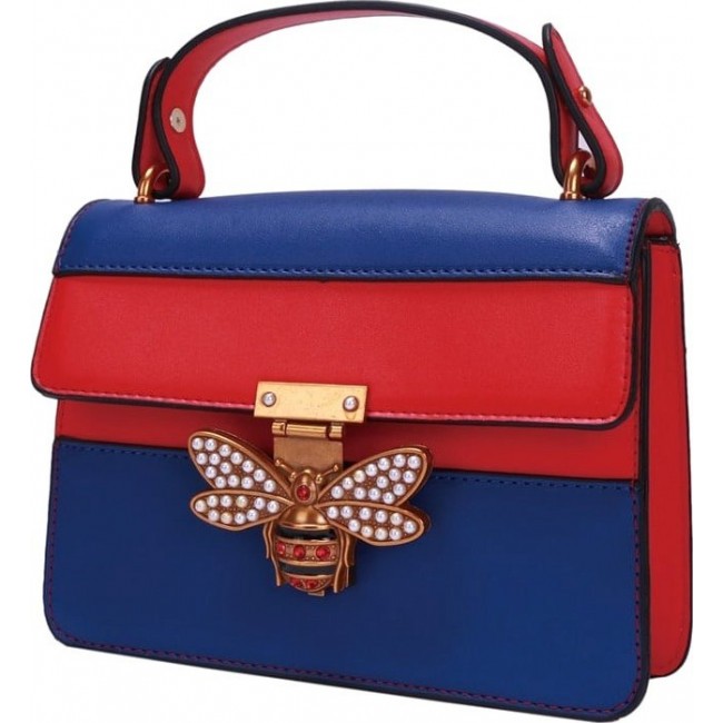 Женская сумка OrsOro DS-815 Синий, Красный - фото №2