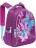 Школьный рюкзак для девочки Grizzly RG-868-4 Лиловый с бабочками - фото №2