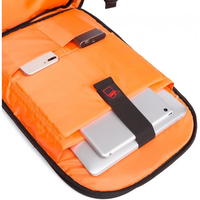 Рюкзак Tangcool TC701-1 Черный/оранжевый 15.6 - фото №6