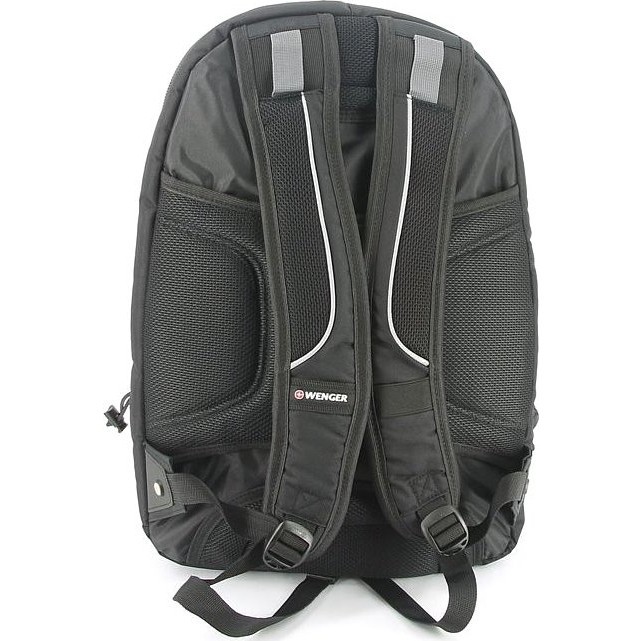 Мужской рюкзак для города Wenger 6677204410 Черный - Серый - фото №2