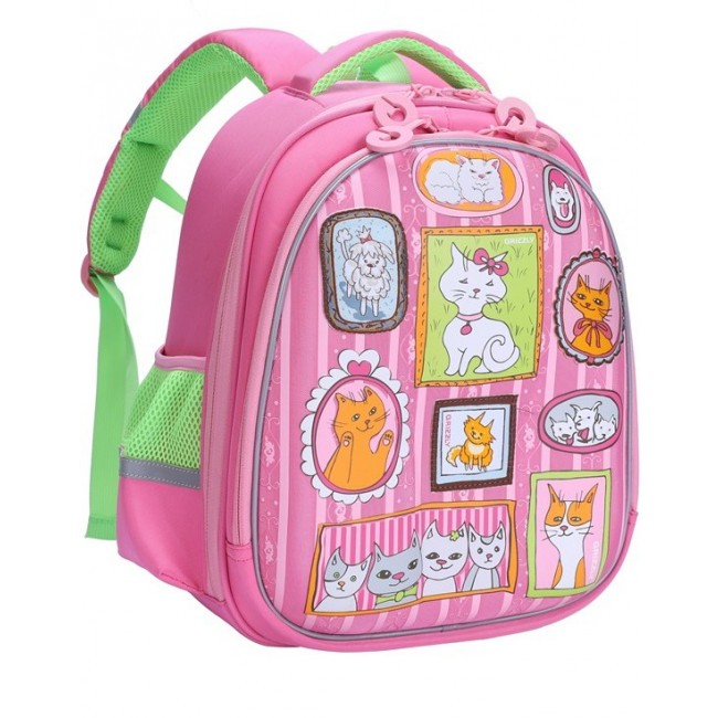 Рюкзак школьный Grizzly RAz-086-8 розовый - фото №2