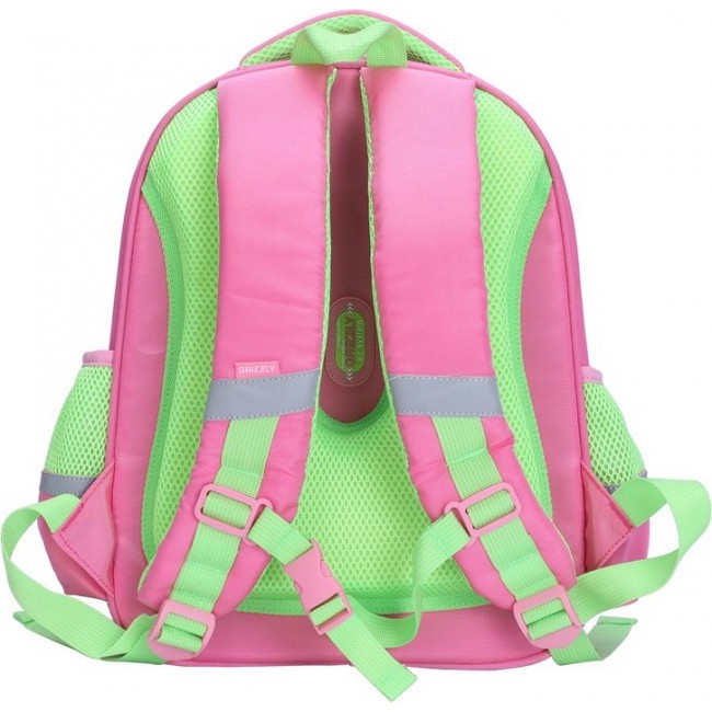 Рюкзак школьный Grizzly RAz-086-8 розовый - фото №3